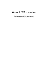 Acer V223PW Användarmanual