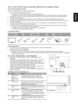 Acer G233HL Snabbstartsguide