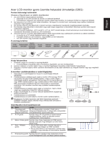 Acer G246HYL Snabbstartsguide