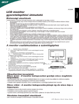 Acer X193W Snabbstartsguide