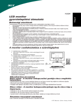 Acer X163H Snabbstartsguide