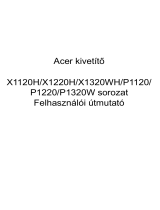 Acer X1320WH Användarmanual