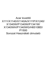 Acer P1500 Användarmanual