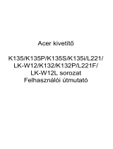 Acer K135i Användarmanual