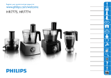 Philips HR7775 Pure Essentials Küchenmaschine Användarmanual