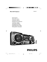 Philips FWM377/12 Användarmanual