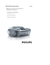Philips AZ1833/12 Användarmanual