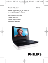 Philips PET740/12 Användarmanual