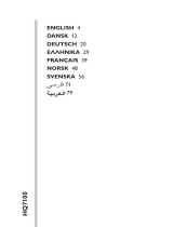 Philips HQ7100/17 Användarmanual