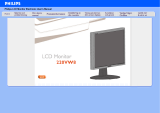 Philips 220VW8FB/00 Användarmanual
