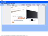 Philips 240BW9CS/00 Användarmanual