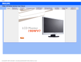 Philips 190WV7CS/00 Användarmanual