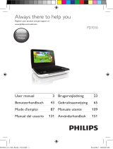 Philips PD7010/12 Användarmanual