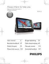 Philips PD9122/12 Användarmanual