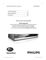 Philips DVDR3440H/58 Användarmanual