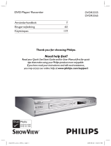 Philips DVDR3365/02 Användarmanual