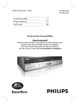 Philips DVDR3432V/12 Användarmanual