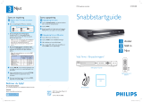 Philips DVDR3480/58 Snabbstartsguide