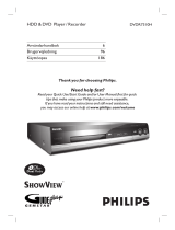 Philips DVDR7310H/58 Användarmanual