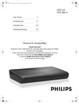 Philips DTR210/12 Användarmanual
