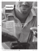 Philips EP3550/00 Användarmanual