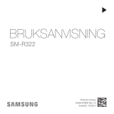 Samsung SM-R322 Bruksanvisning
