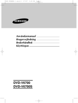 Samsung DVD-V6700S Bruksanvisning