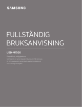 Samsung UBD-M7500 Bruksanvisning