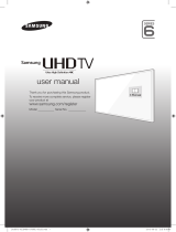 Samsung 55" UHD 4K Flat Smart TV JU6875 Snabbstartsguide