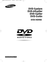 Samsung DVD-HD950 Bruksanvisning