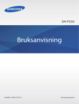 Samsung SM-P550 Bruksanvisning