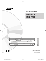 Samsung DVD-R136 Bruksanvisning
