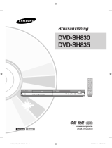 Samsung DVD-SH830 Bruksanvisning