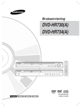 Samsung DVD-HR730A Bruksanvisning