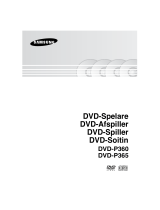 Samsung DVD-P365 Bruksanvisning