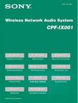 Sony CPF-IX001 Bruksanvisning