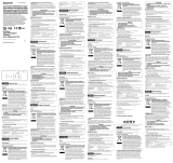 Sony SR-4A4 Användarmanual