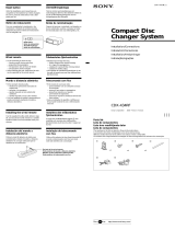Sony CDX-434RF Installationsguide