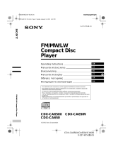 Sony CDX-CA650X Användarmanual
