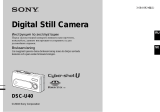 Sony DSC-U40 Bruksanvisning