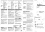 Sony XM-444 Bruksanvisning