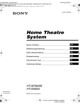 Sony HT-SF800M Bruksanvisning