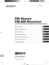 Sony STR-DE185 Bruksanvisning