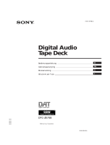 Sony DTC-ZE700 Bruksanvisning