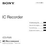 Sony ICD-P520 Bruksanvisning