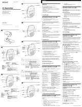 Sony ICD-30 Bruksanvisning