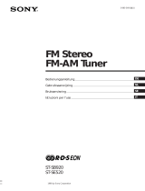 Sony ST-SE520 Bruksanvisning