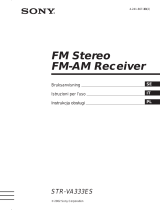 Sony STR-VA333ES Bruksanvisning