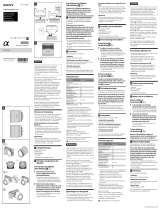 Sony SEL55F18Z Bruksanvisning