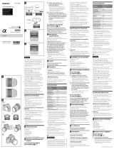 Sony SEL1635Z Bruksanvisning